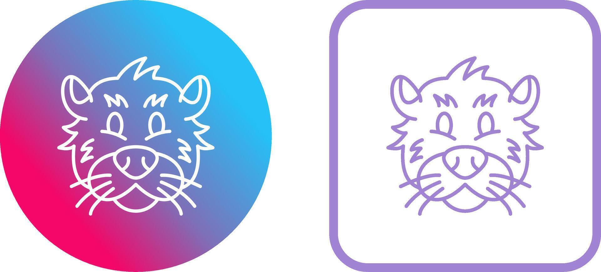 Otter Icon Design vector