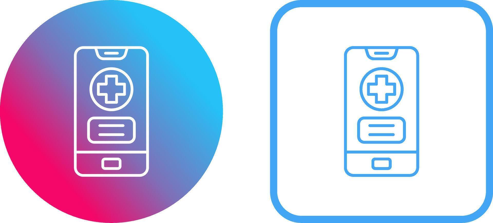 Medical app Icon Design vector