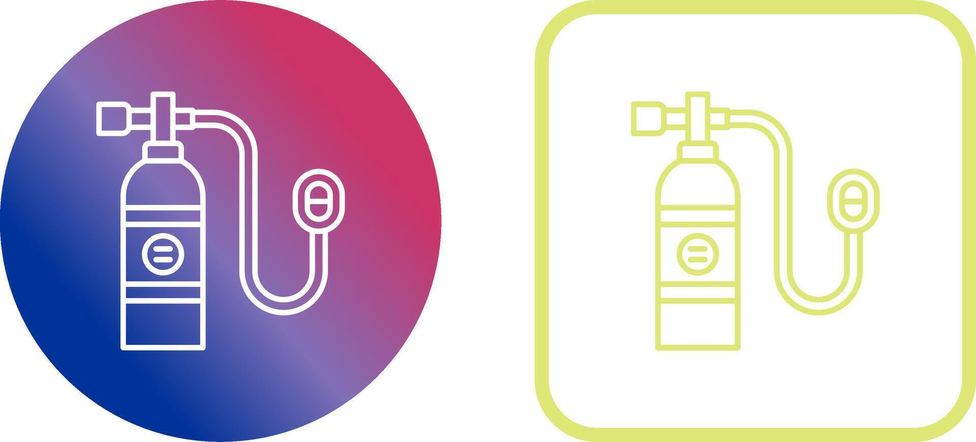 Oxygen Tank Icon Design vector