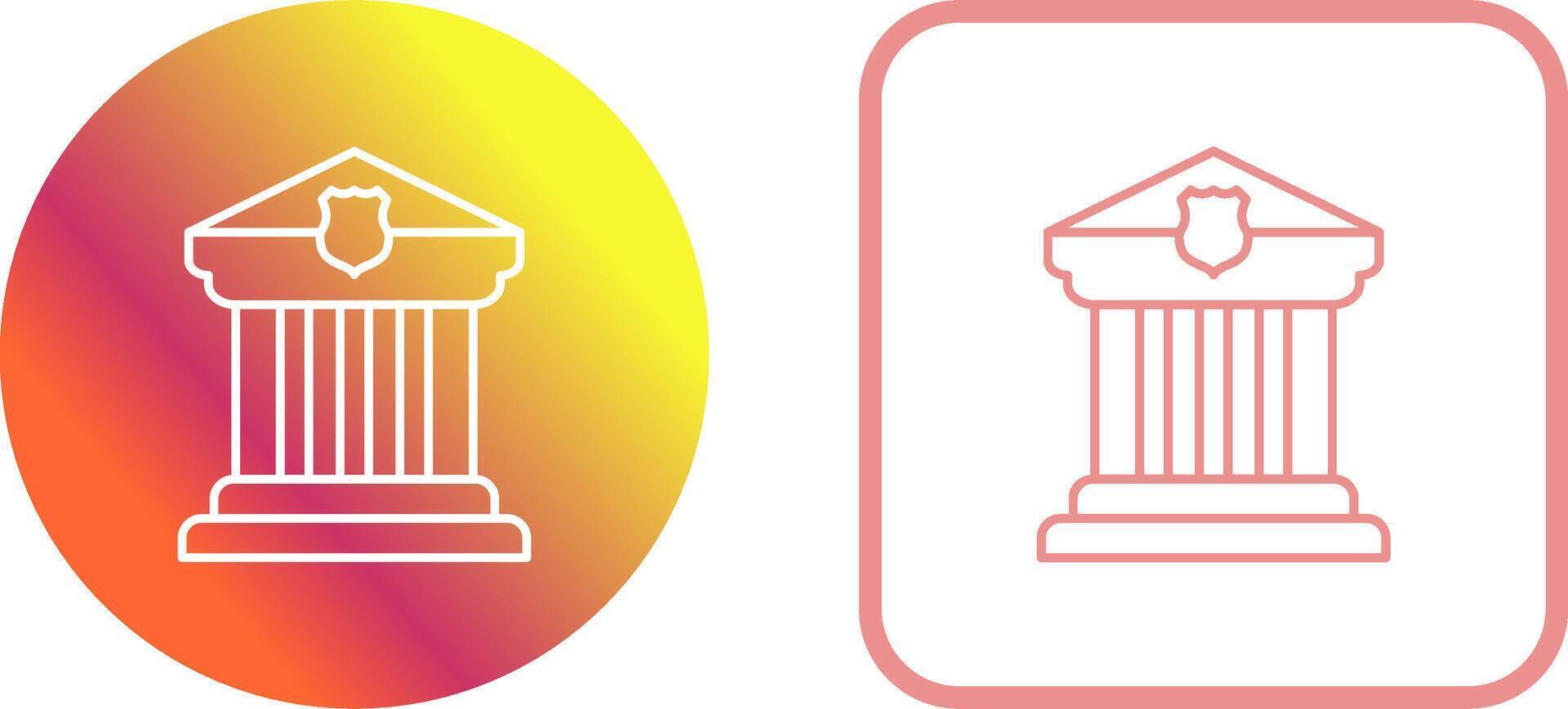 Courthouse Icon Design vector