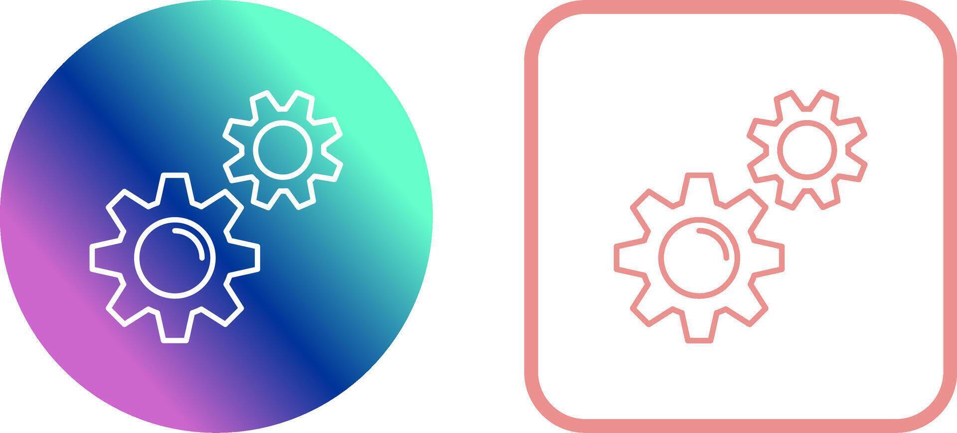 Gears Icon Design vector
