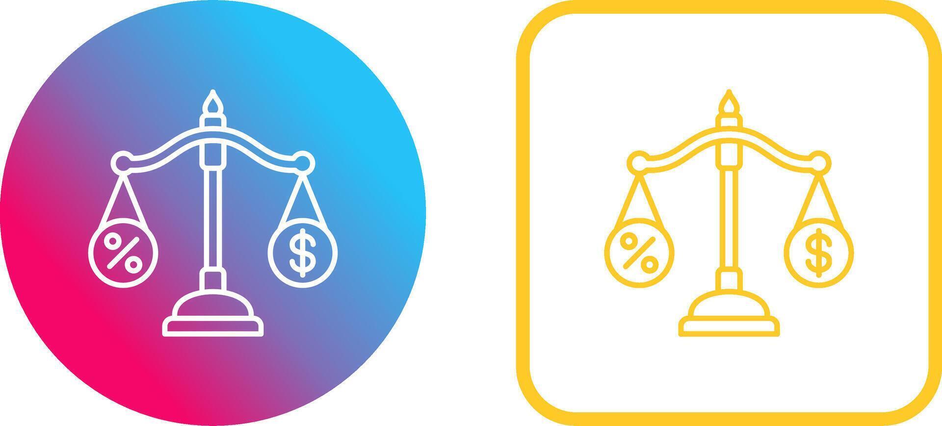 Scale Icon Design vector