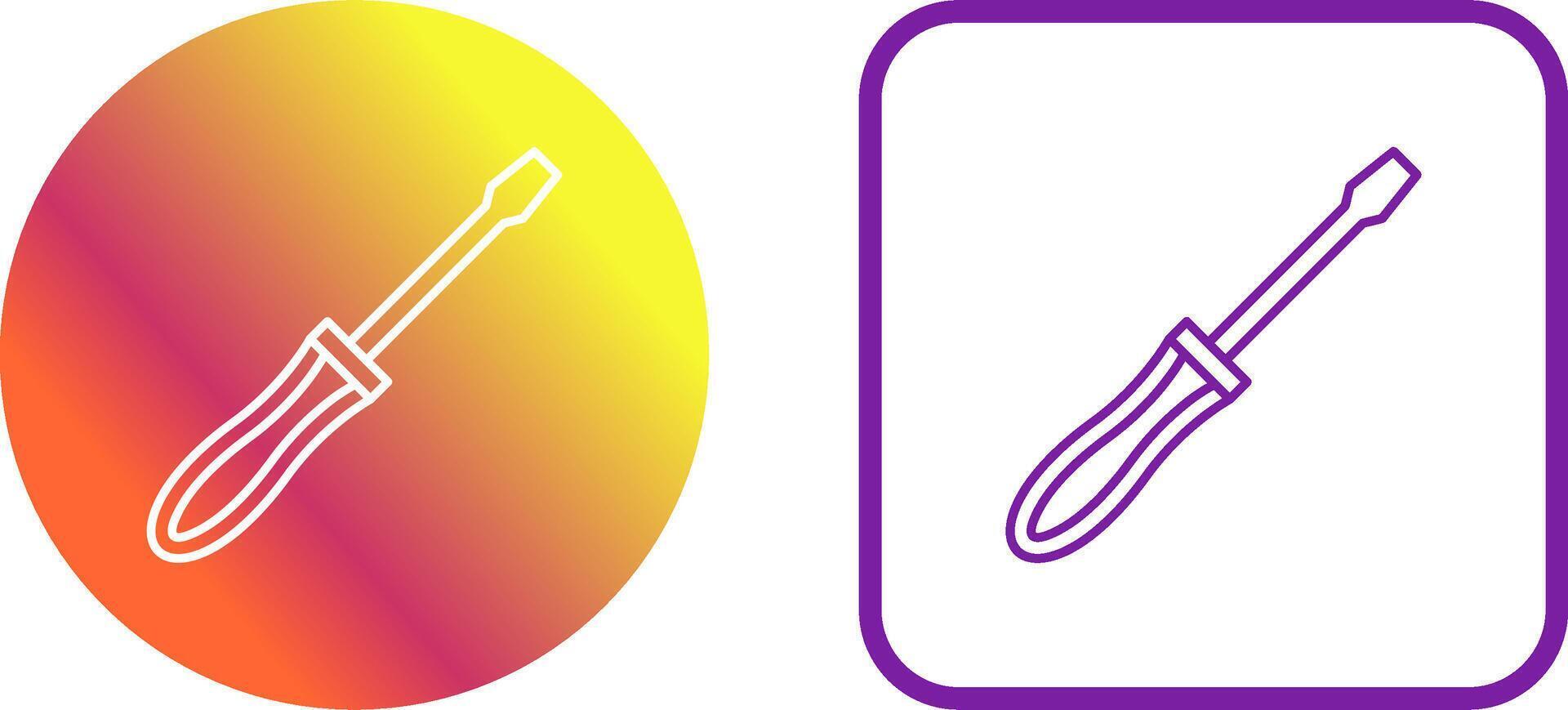 Screwdriver Icon Design vector