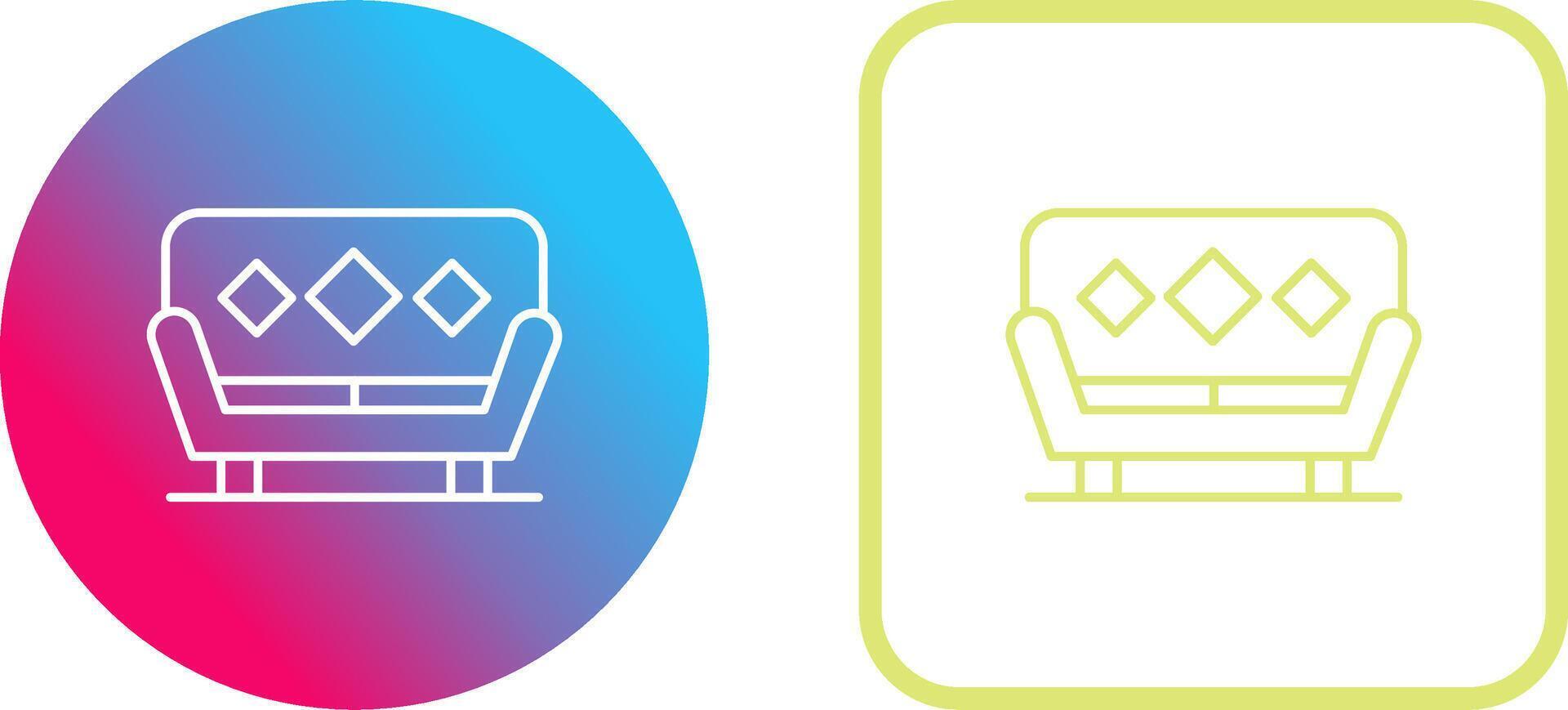 Sofa Icon Design vector