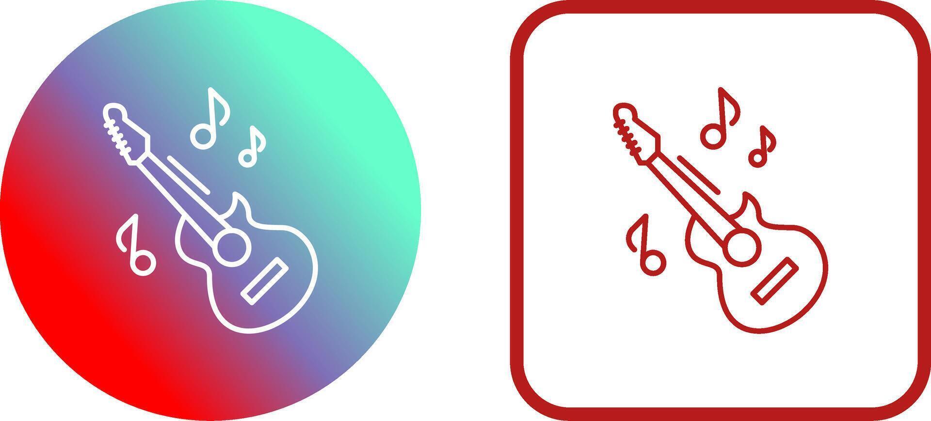 Guitar Icon Design vector