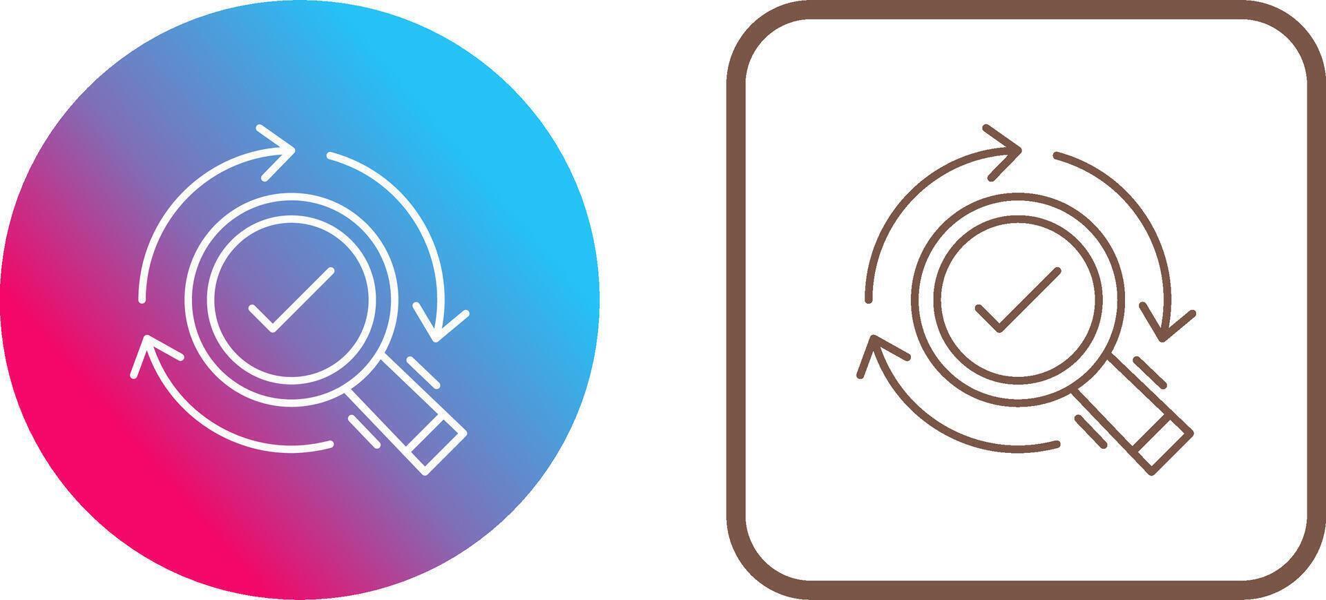 Research Icon Design vector