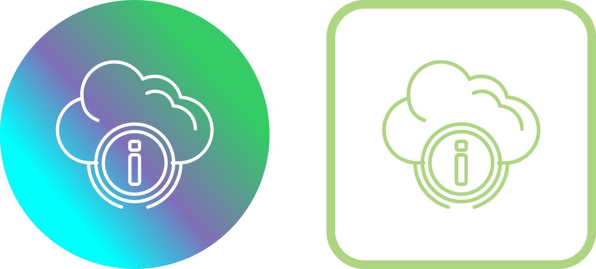 Cloud Computing Icon Design vector
