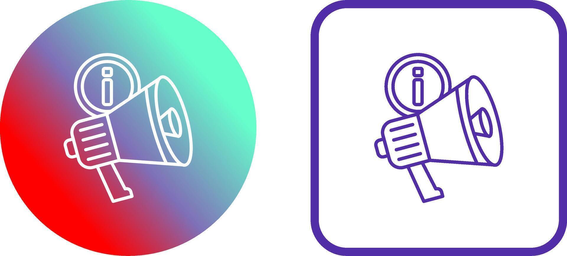 Megaphone Icon Design vector