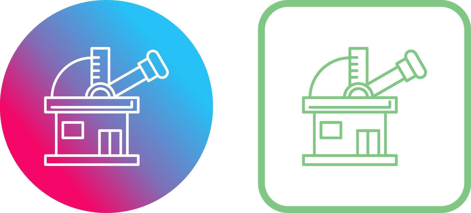 Observatory Icon Design vector