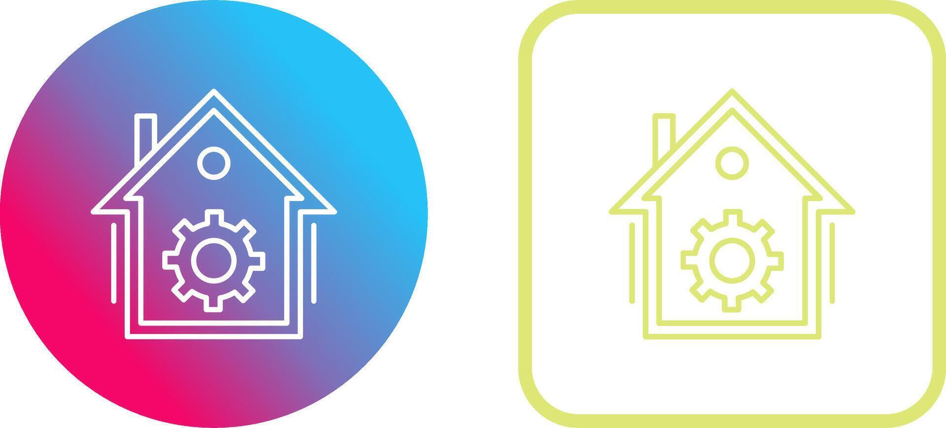 Home Automation Icon Design vector