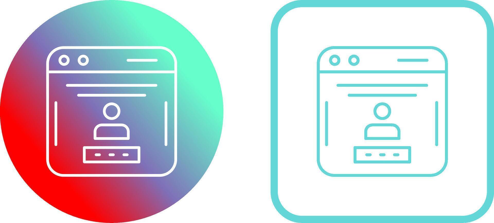 Password Icon Design vector