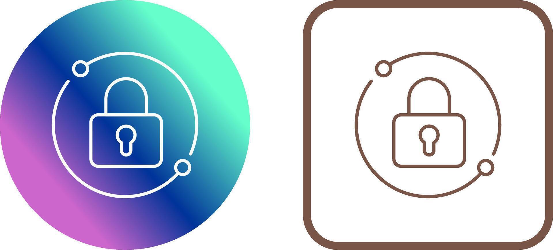 Pad Lock Icon Design vector