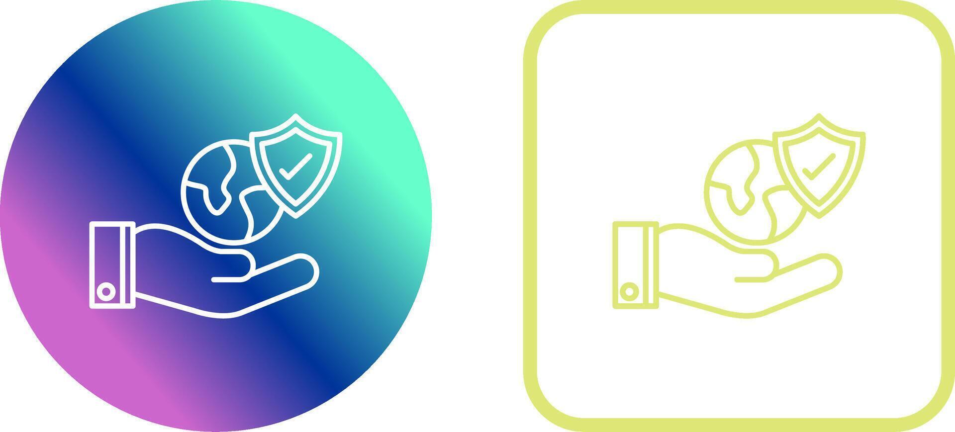Travel Protection Icon Design vector