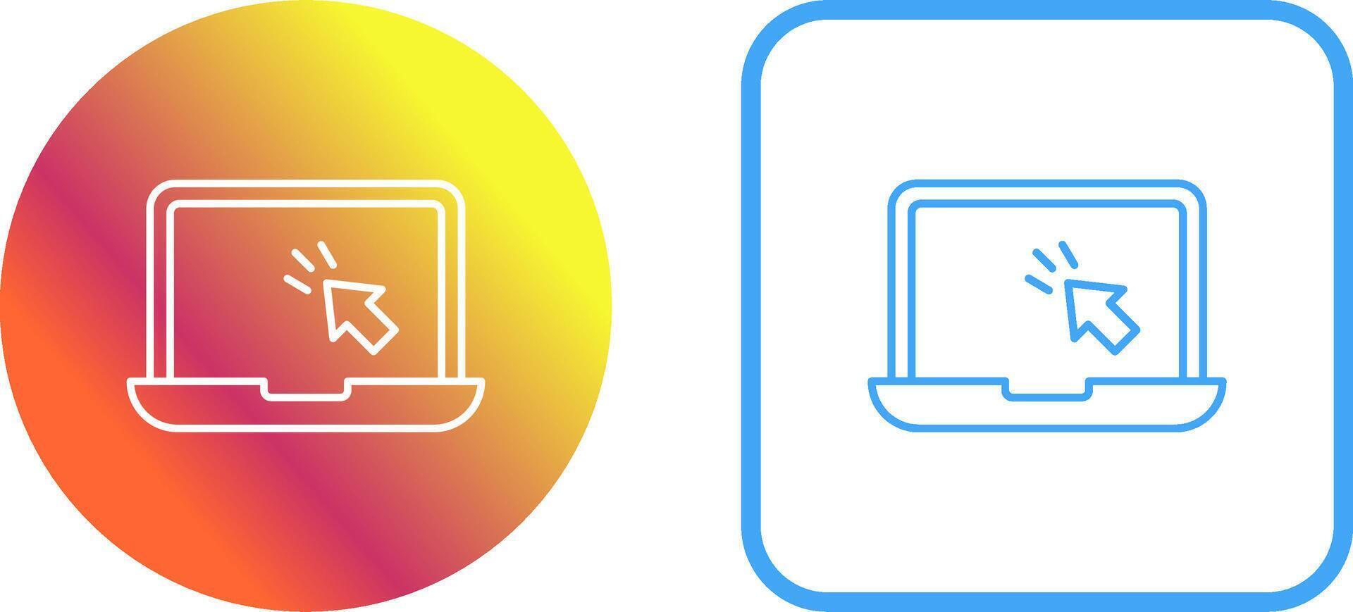 Laptop Icon Design vector