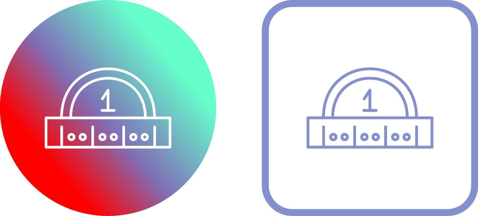 Ruler Icon Design vector