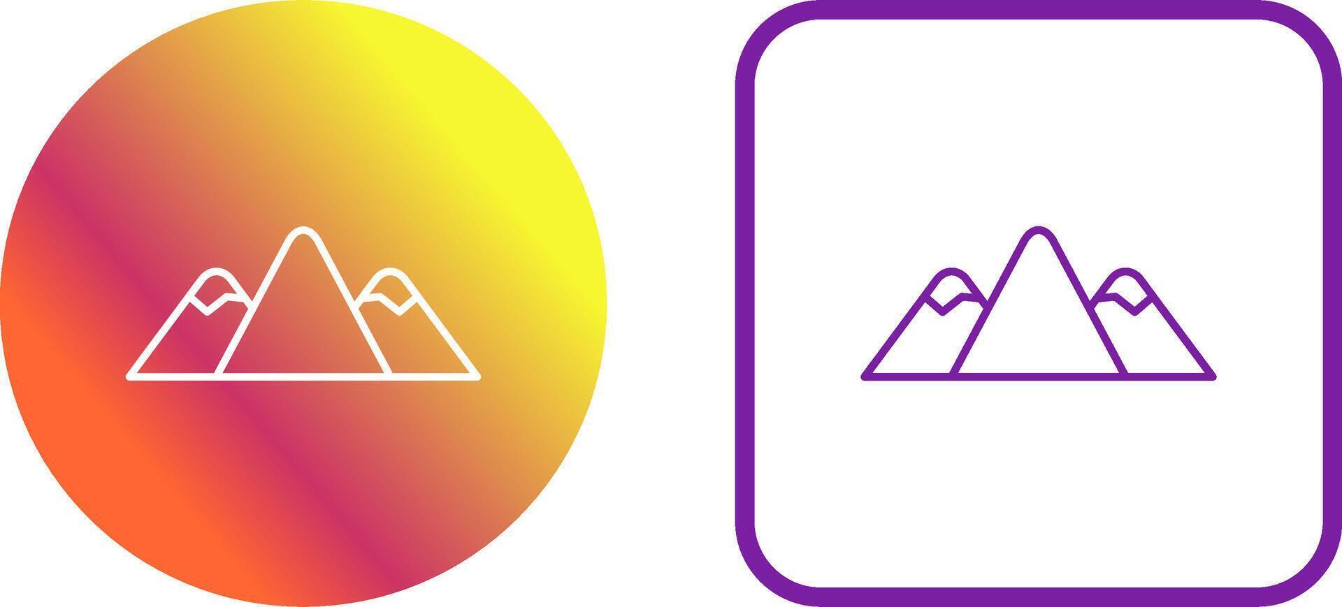 Mountain Icon Design vector