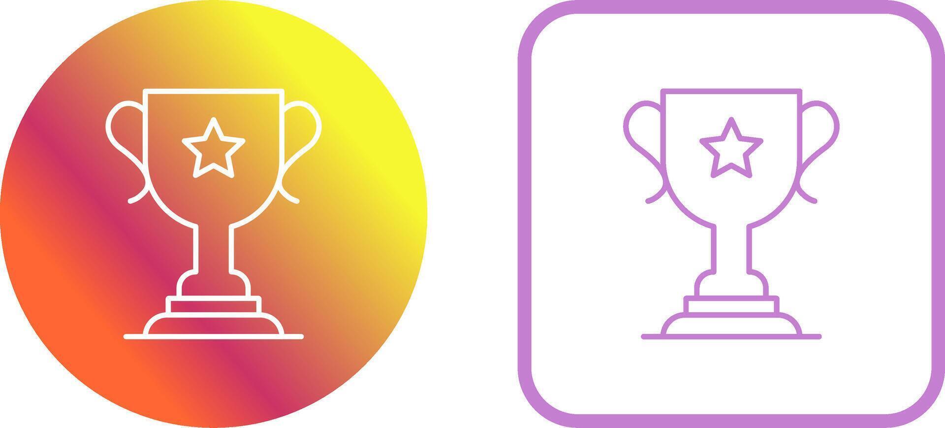 Trophy Icon Design vector