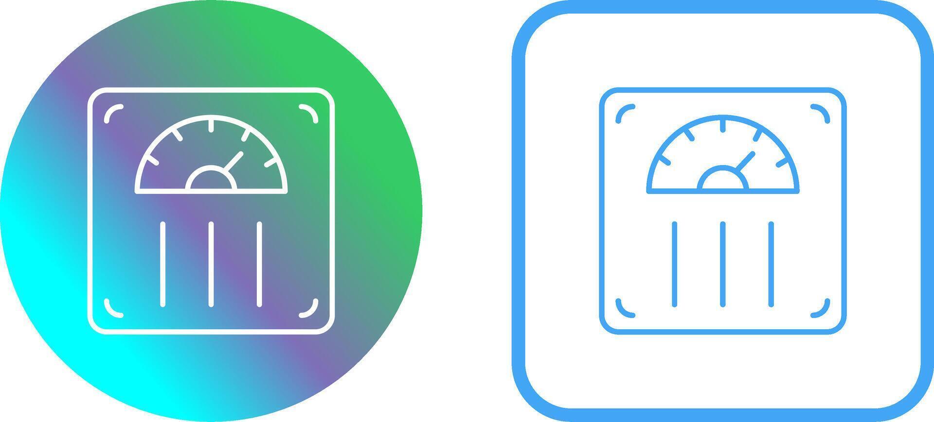 Weight Scale Icon Design vector