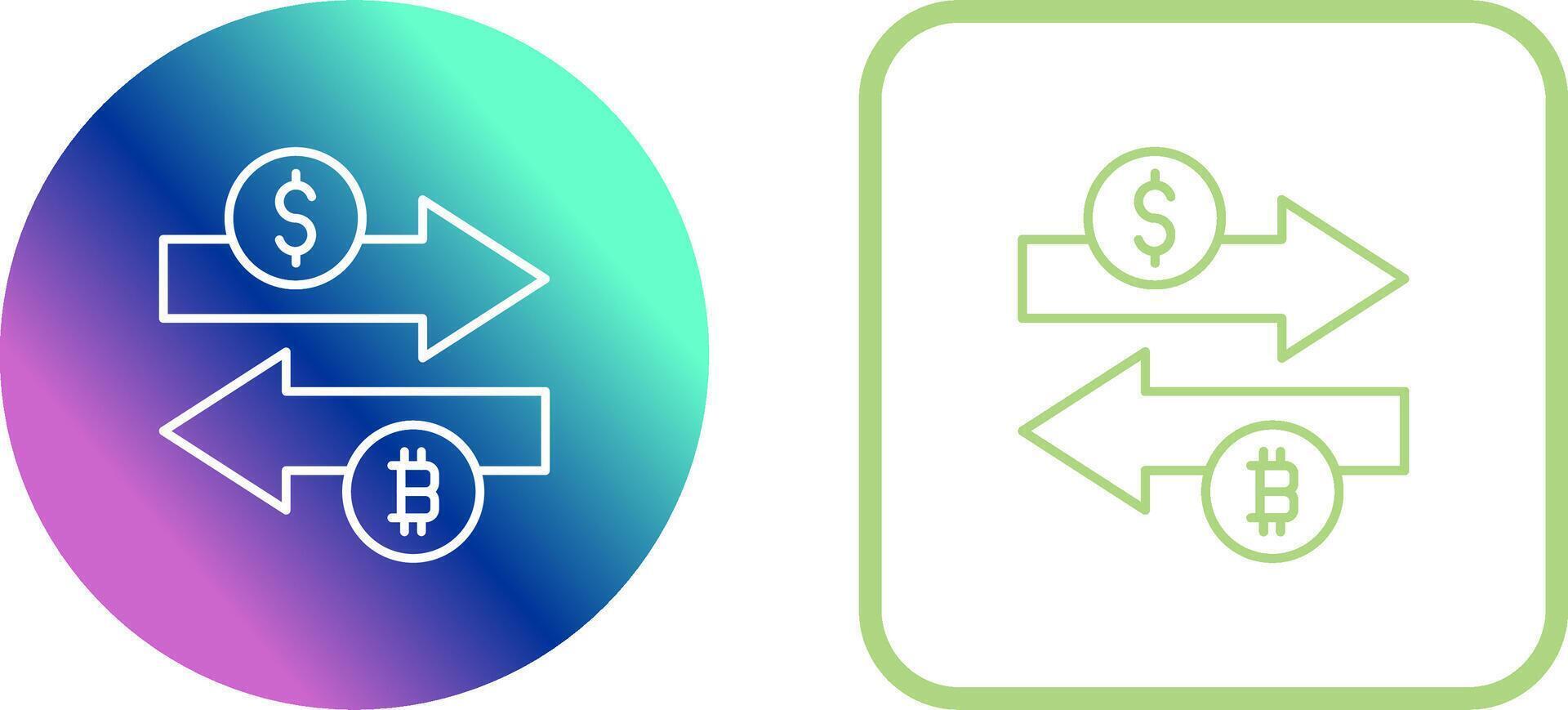 Money Exchange Icon Design vector