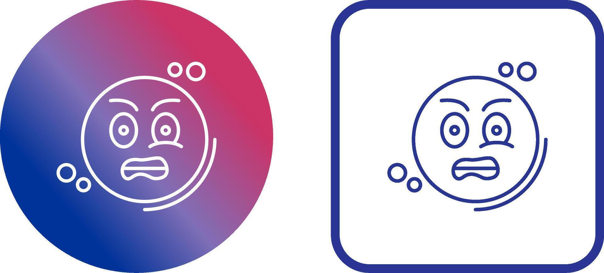 Grimacing Icon Design vector