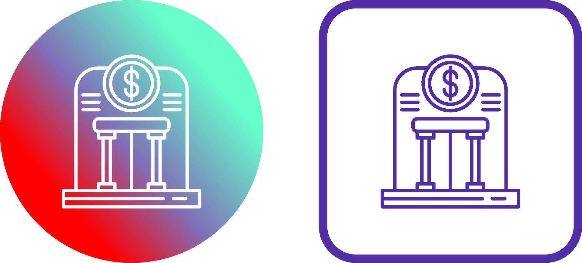 Bank Icon Design vector