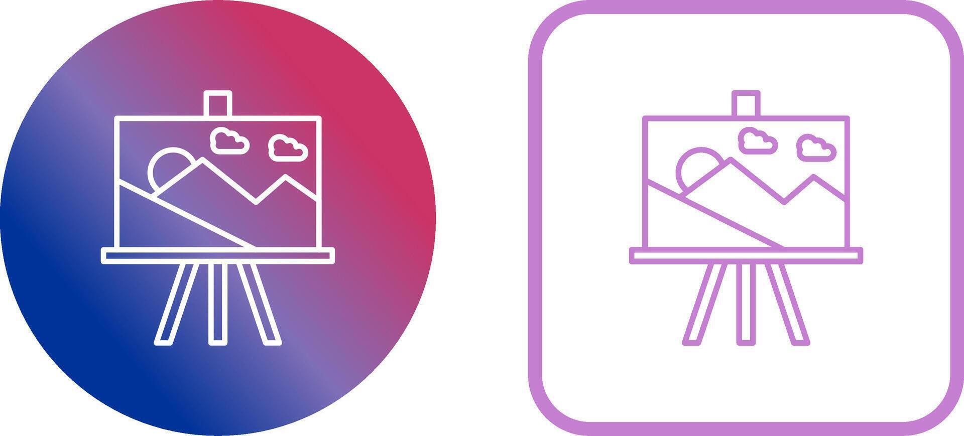 Canvas Icon Design vector