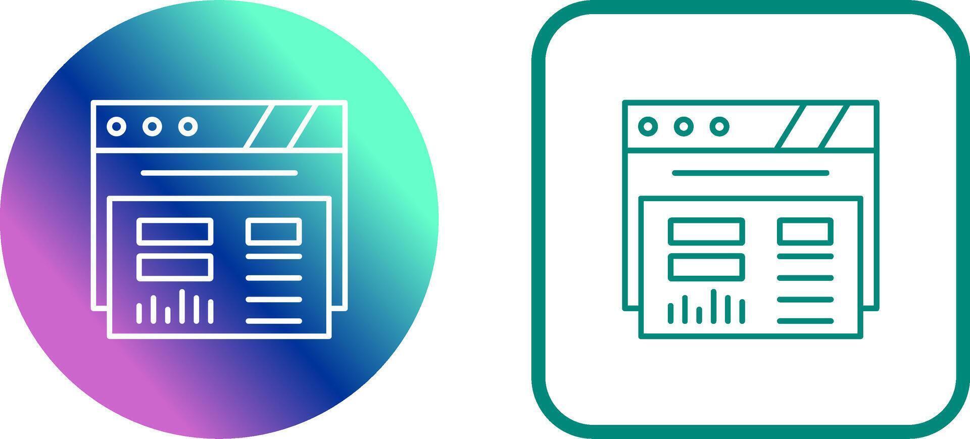 Dashboard Icon Design vector