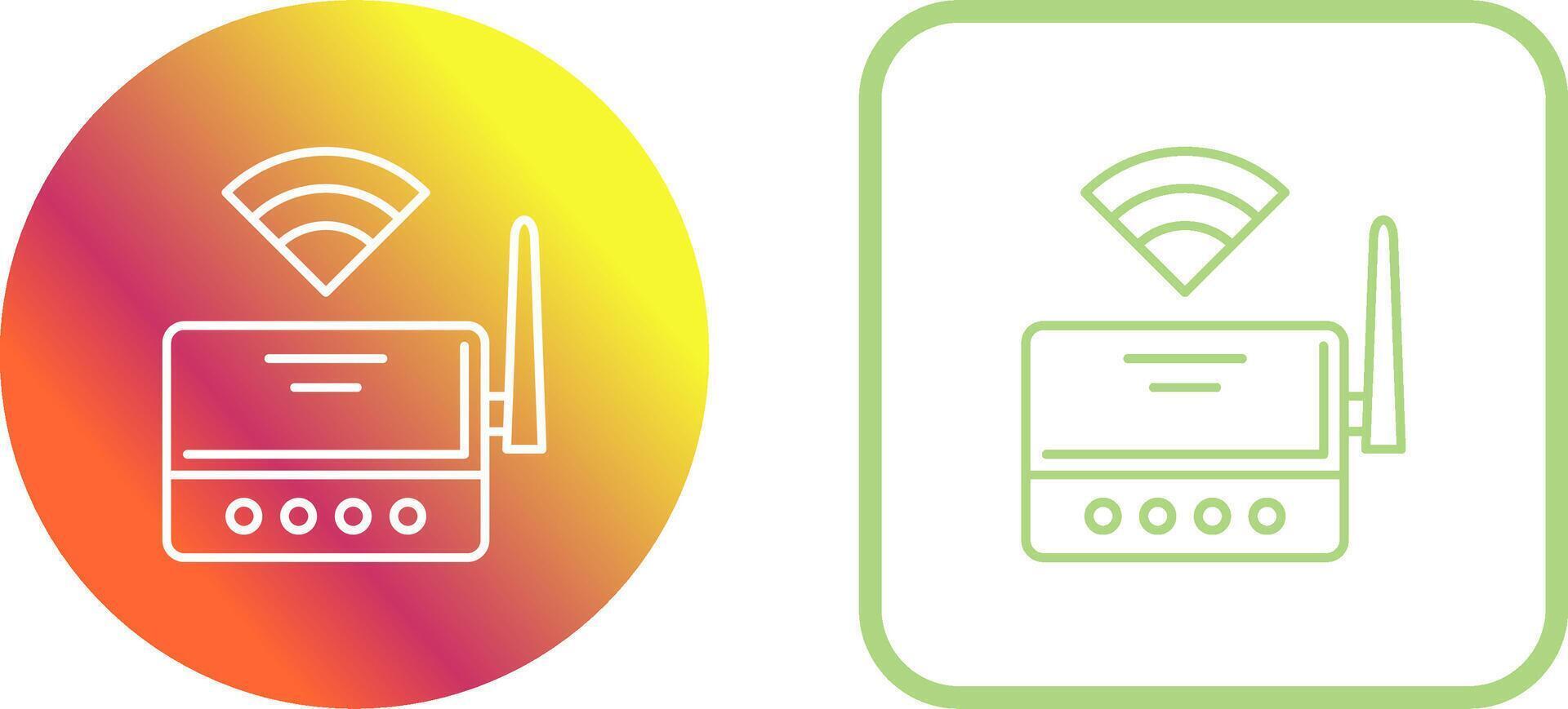 Wifi Router Icon Design vector