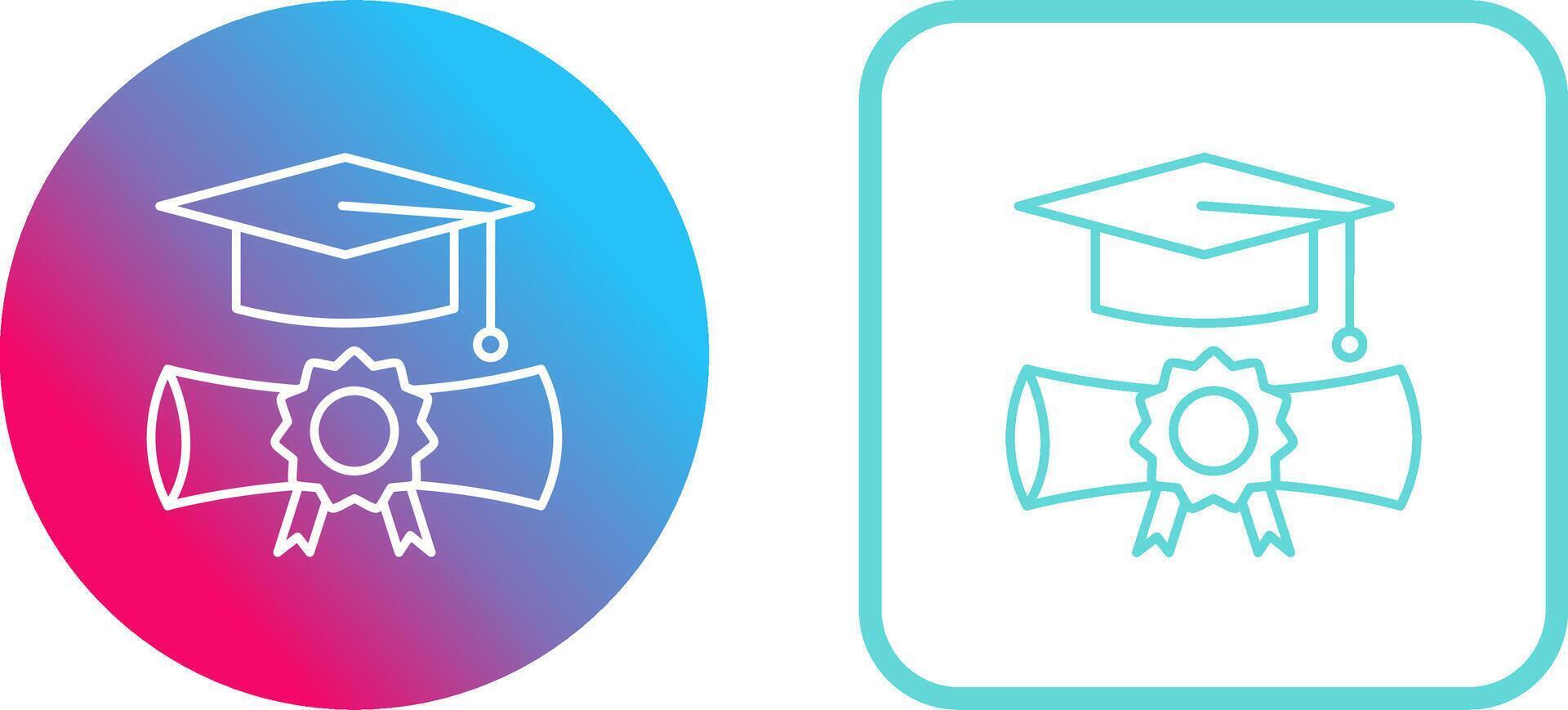 Graduation Icon Design vector