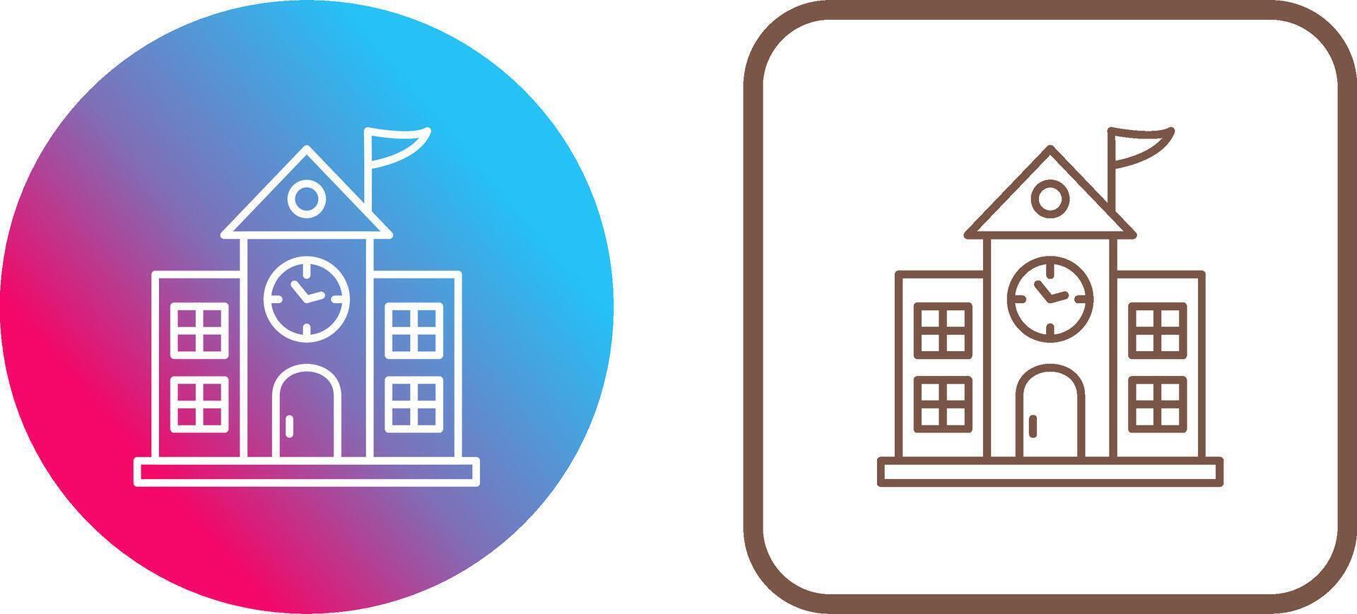 University Campus Icon Design vector