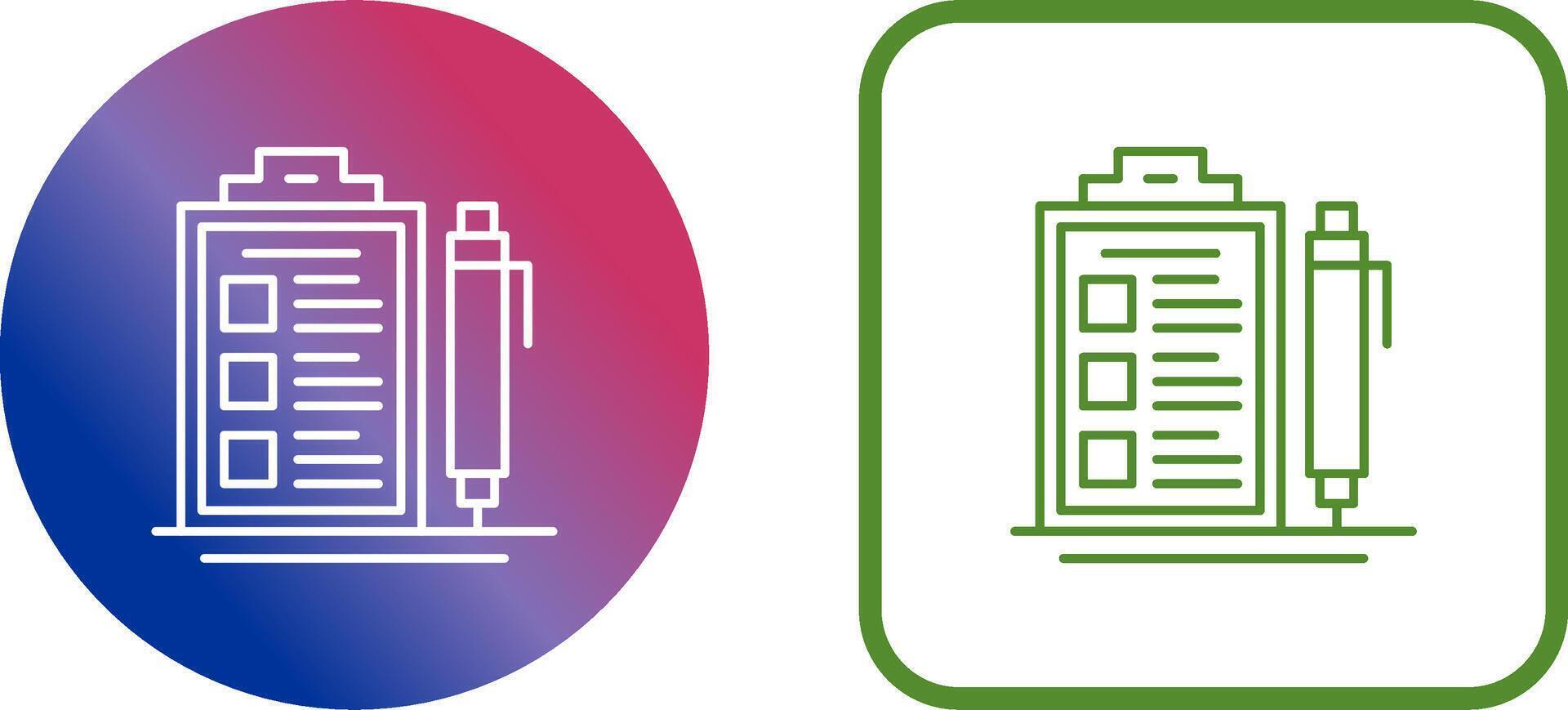 Check List Icon Design vector