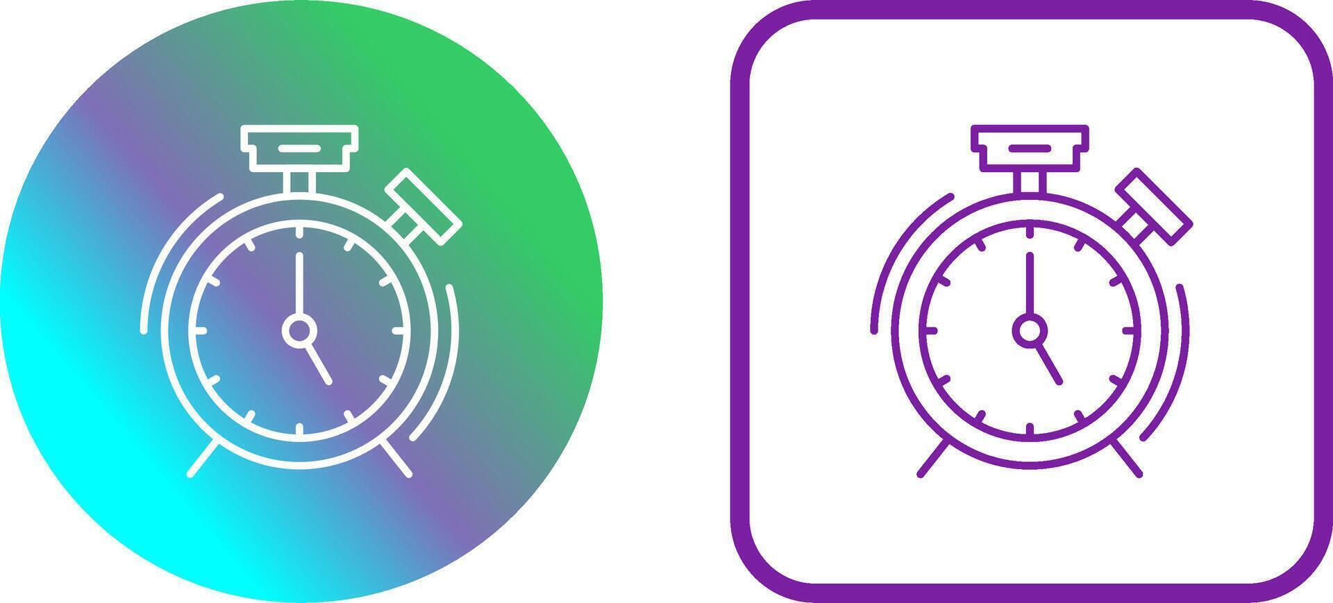 Alarm Clock Icon Design vector