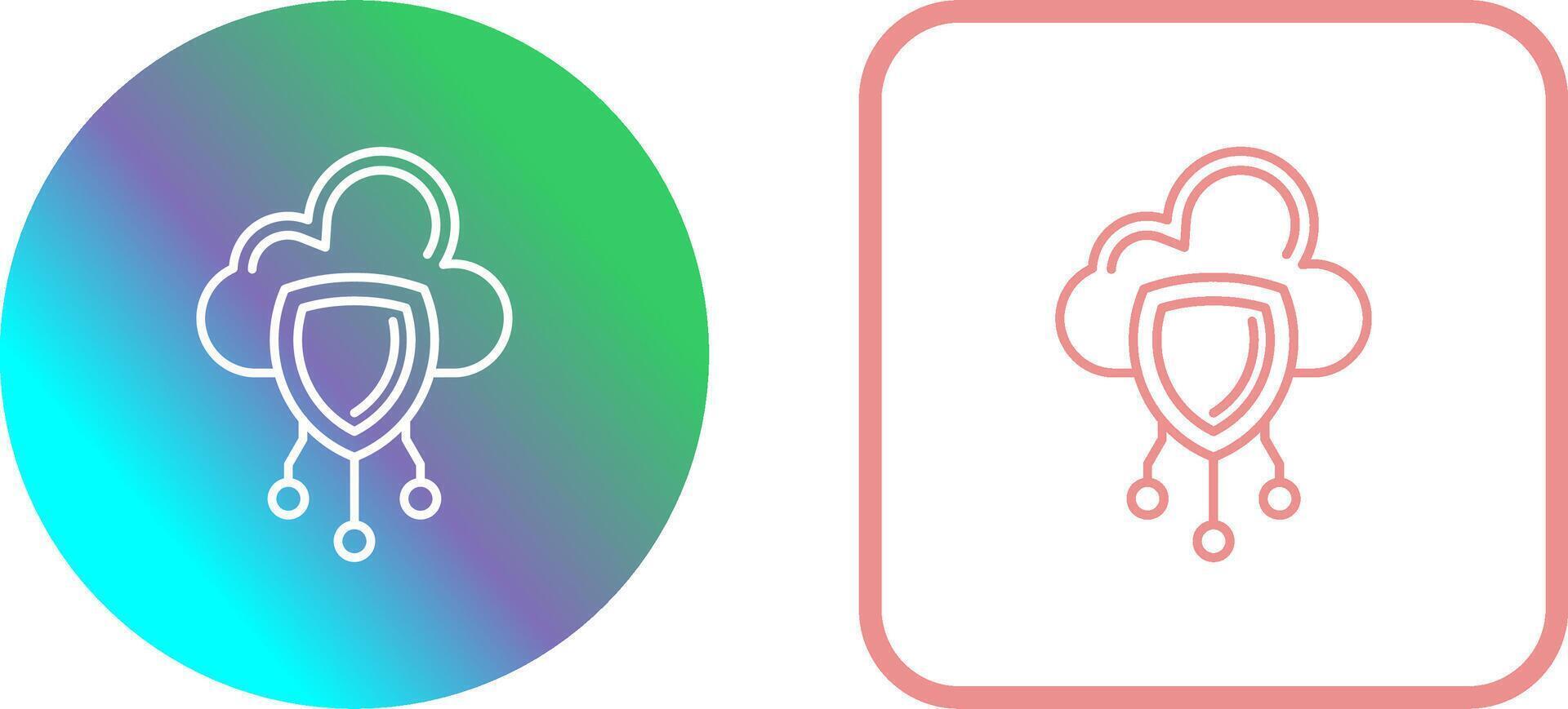 Data Protection Icon Design vector