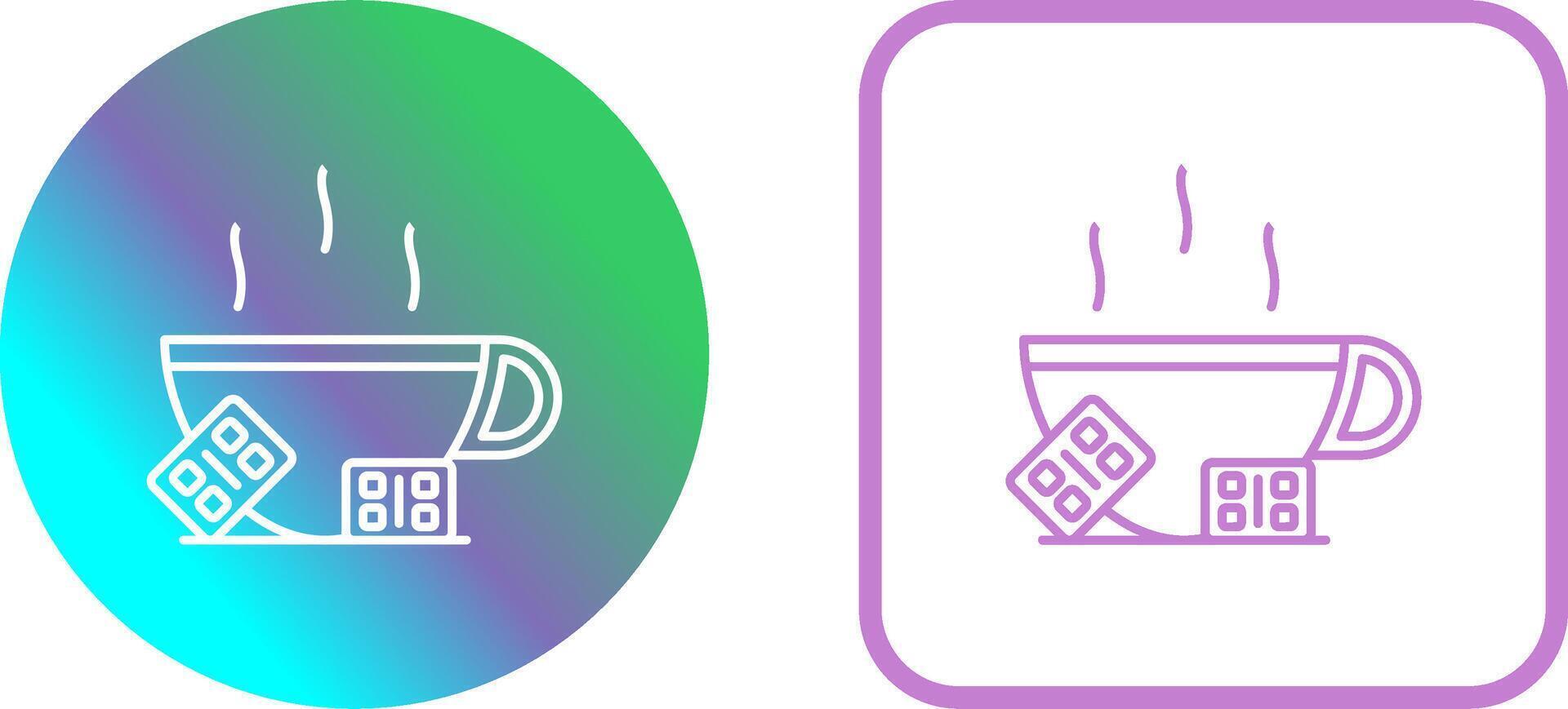 Hot Chocolate Icon Design vector