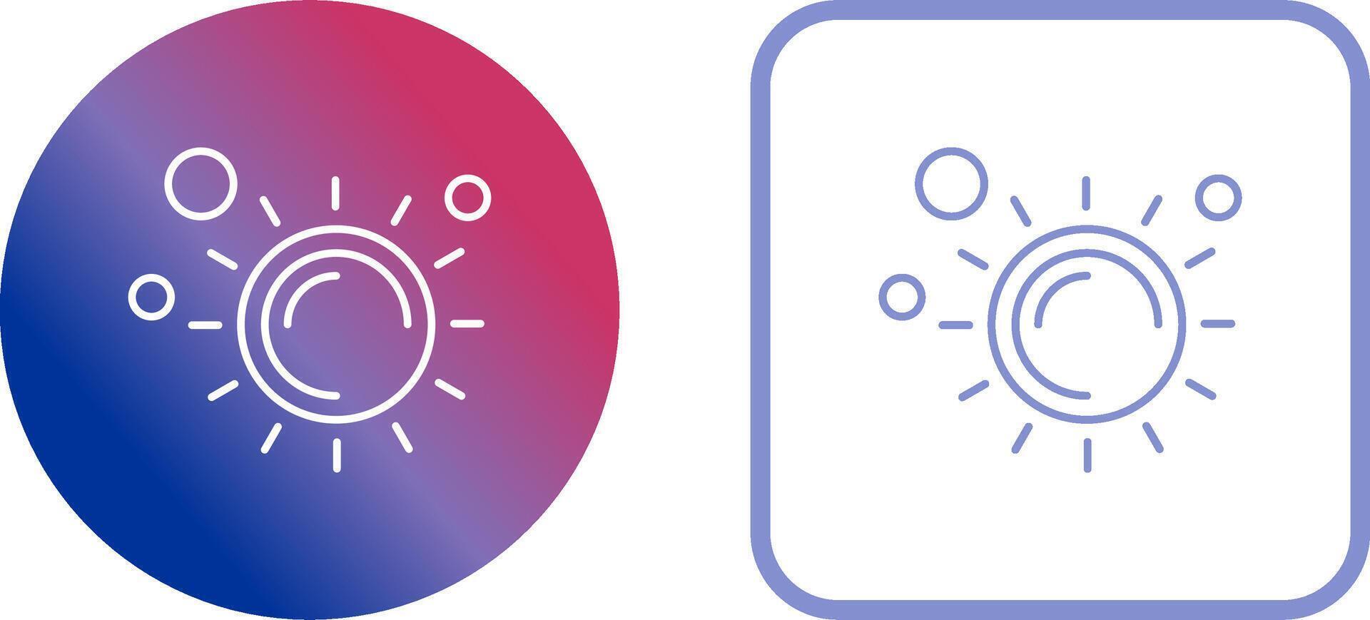Sun Icon Design vector