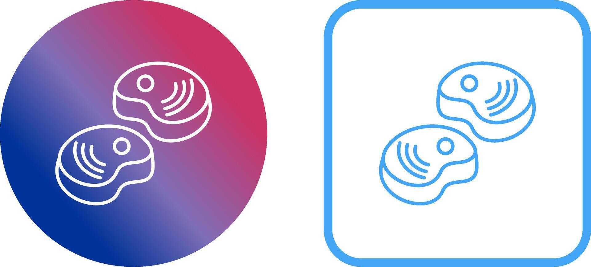 Steak Icon Design vector