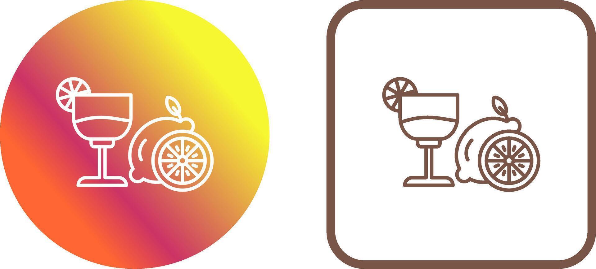 Lime Juice Icon Design vector