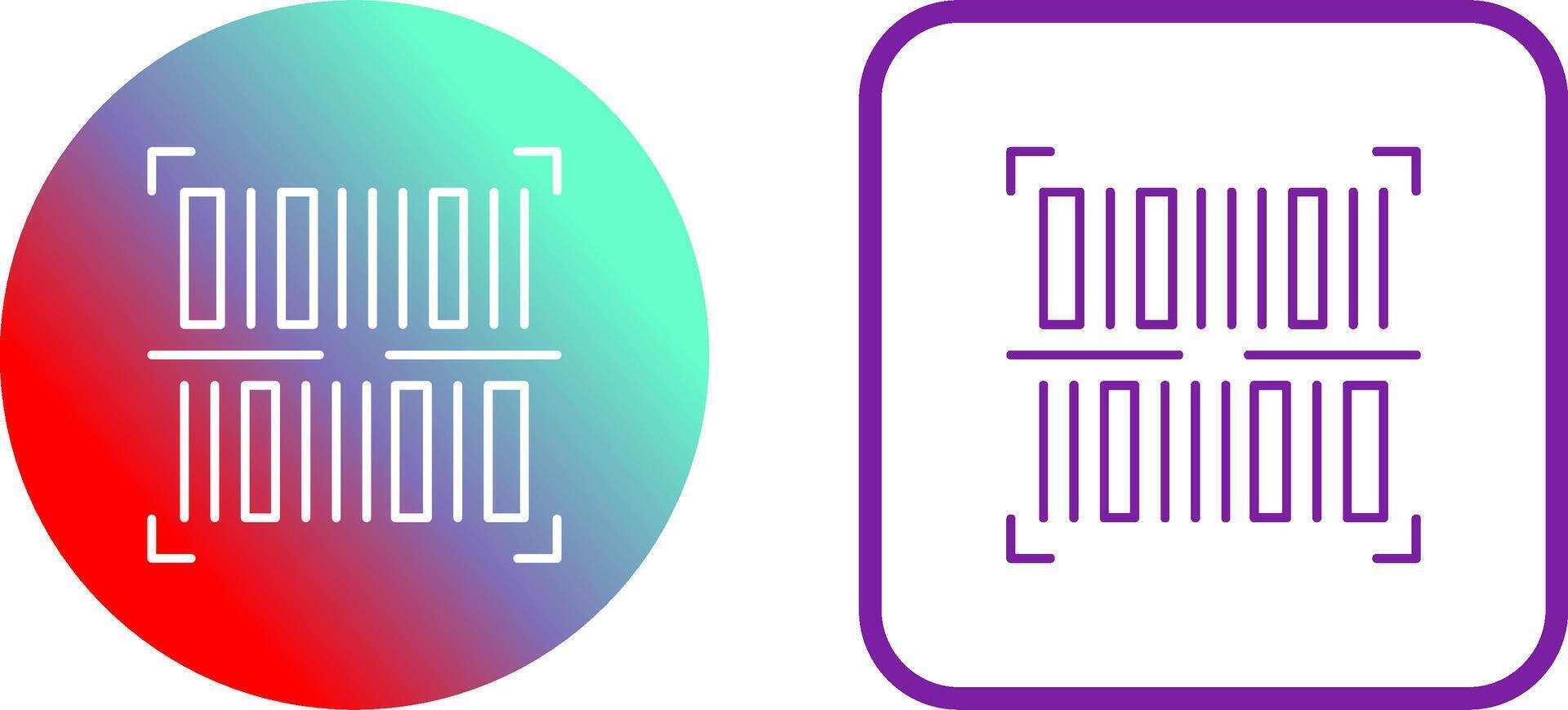 BarCode Icon Design vector