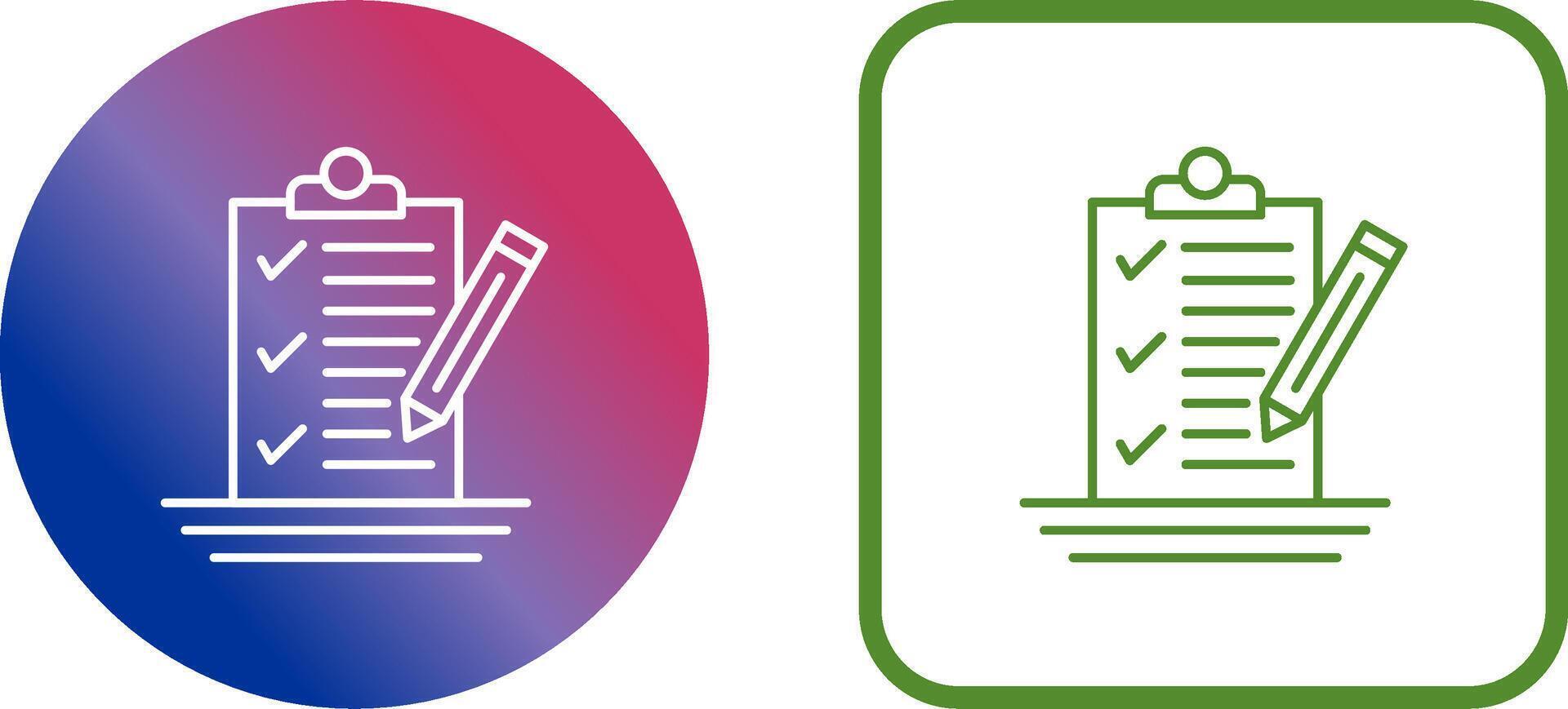 Check List Icon Design vector