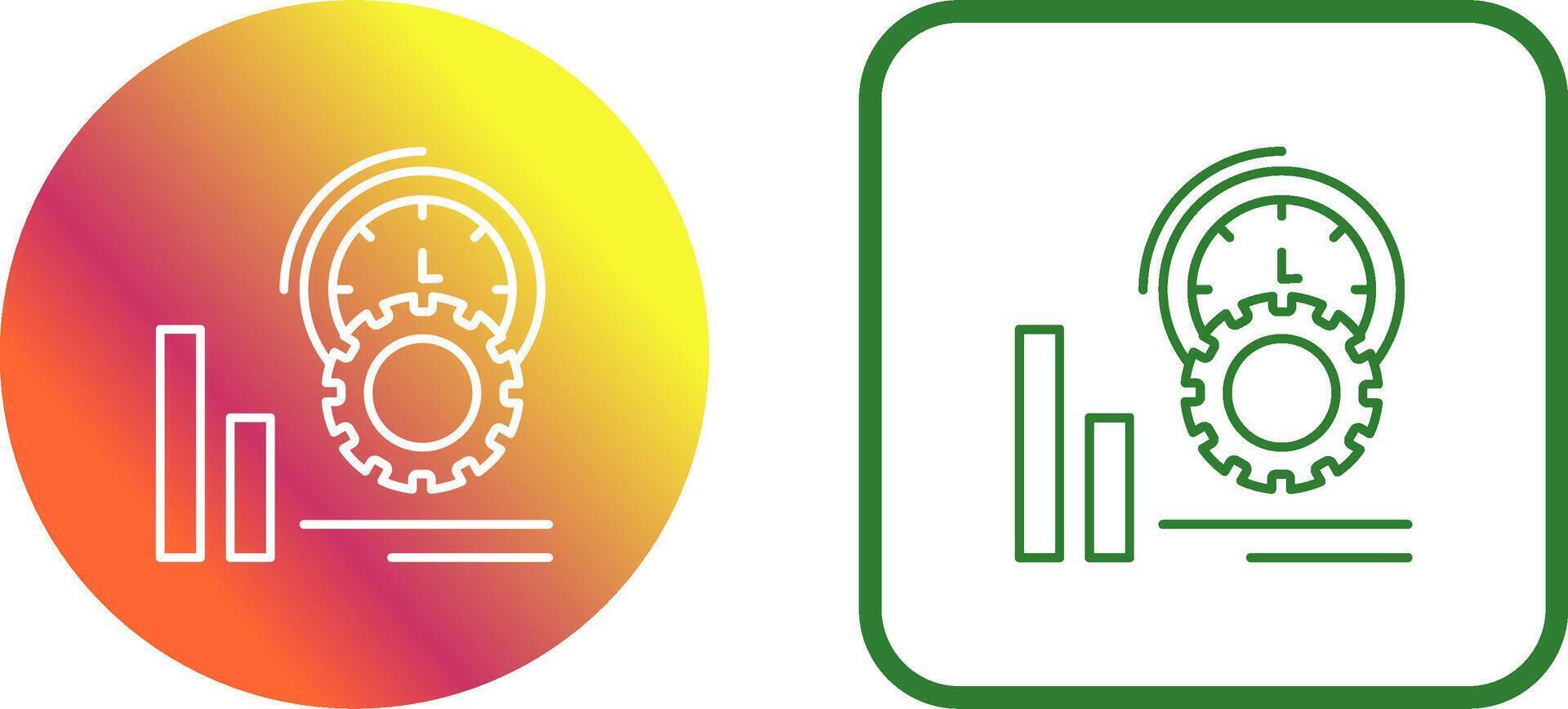 Performance Icon Design vector