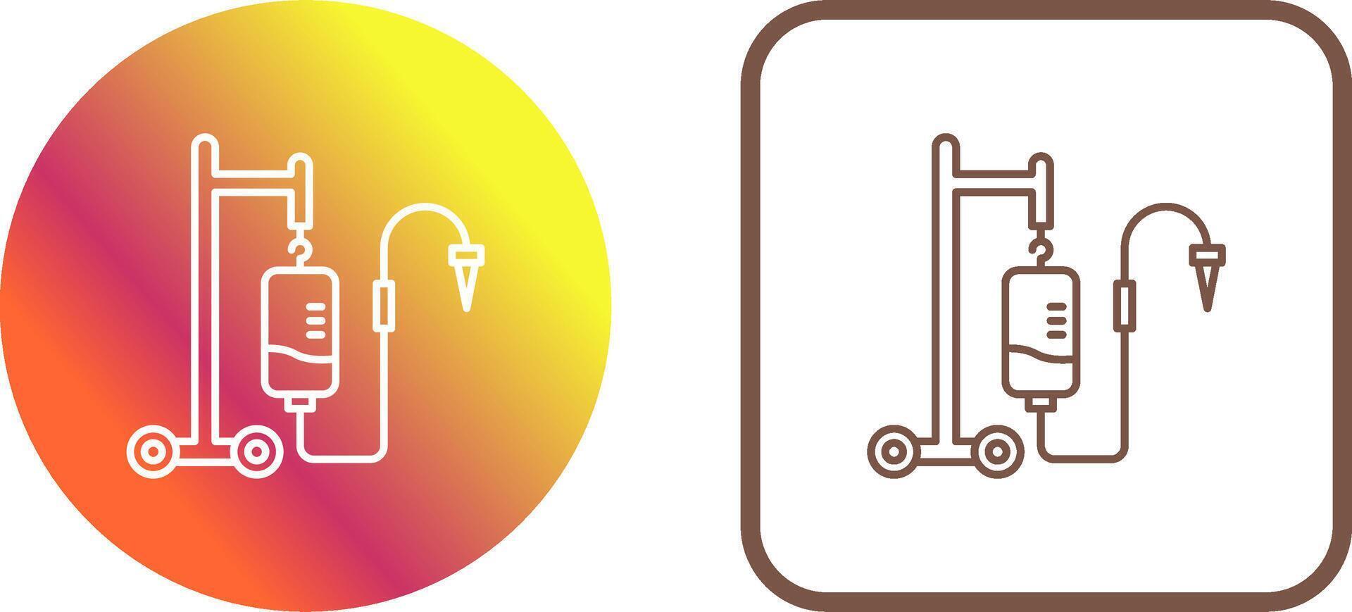 Intravenous Icon Design vector