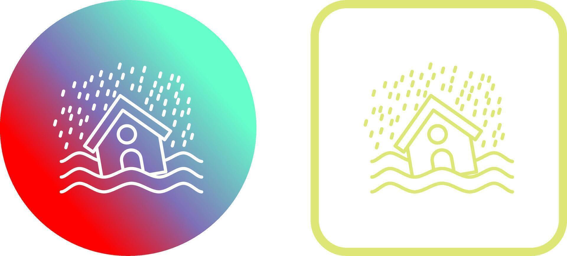 Disaster Icon Design vector