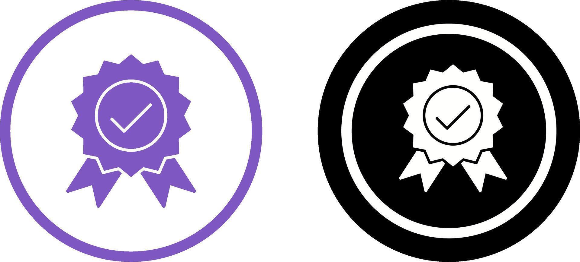 Unique Quality Control Icon Design vector