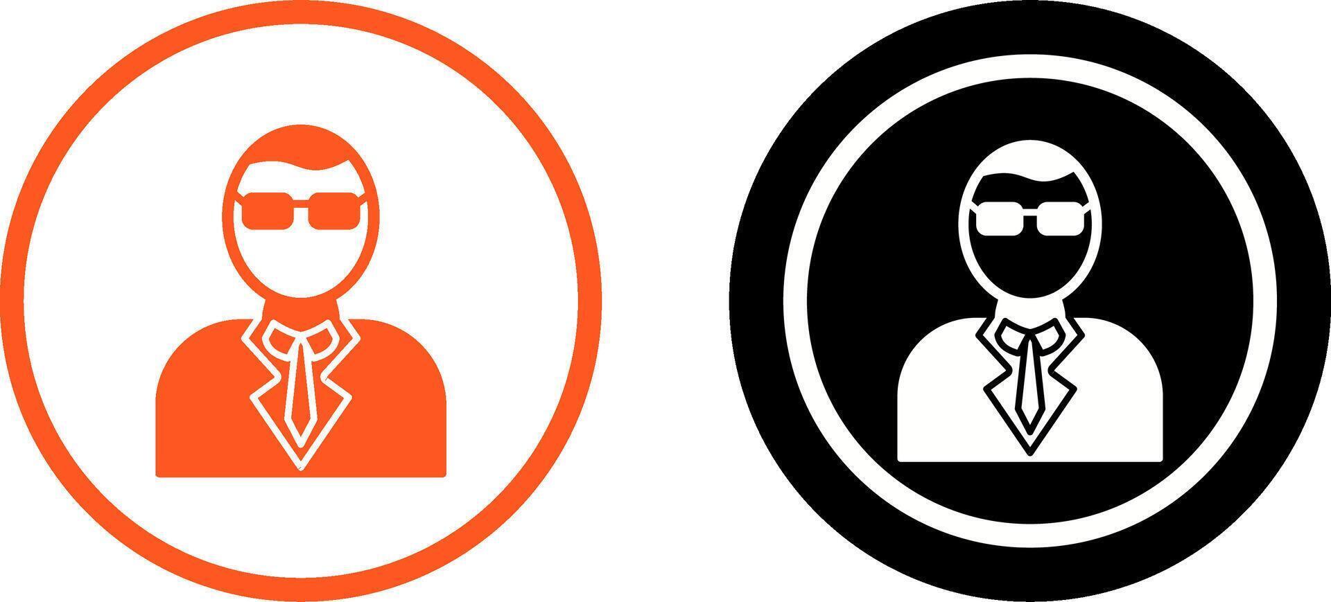 Casino Manager Icon Design vector