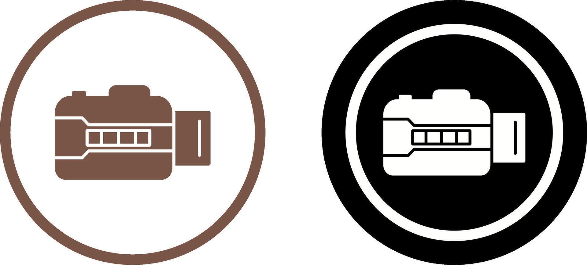 Unique Open Camera Icon Design vector