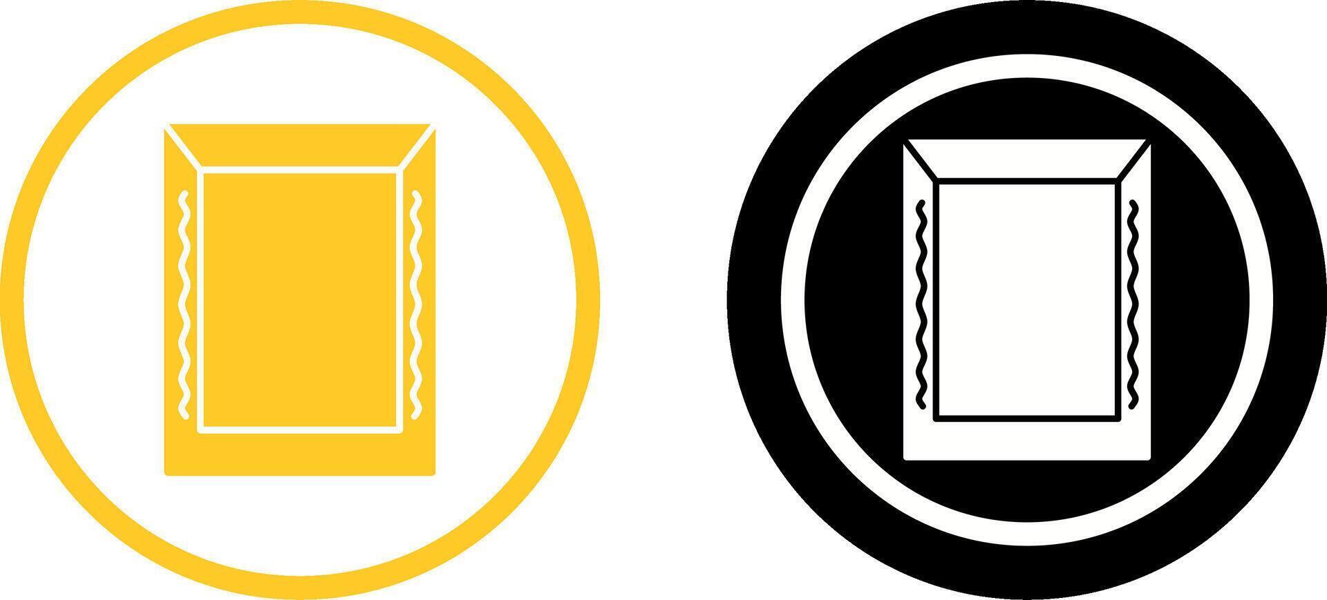 Unique Frame Icon Design vector