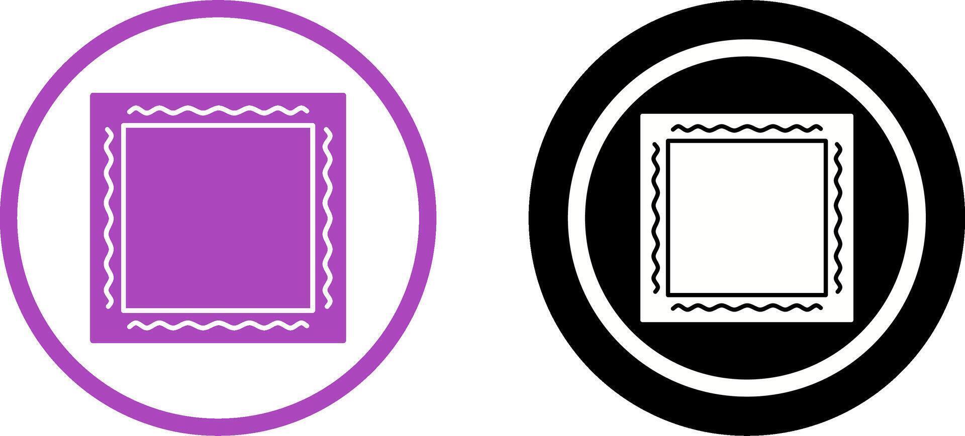Unique Frame Icon Design vector