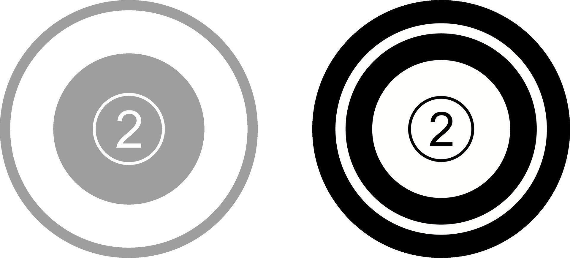 Pool Ball Icon Design vector