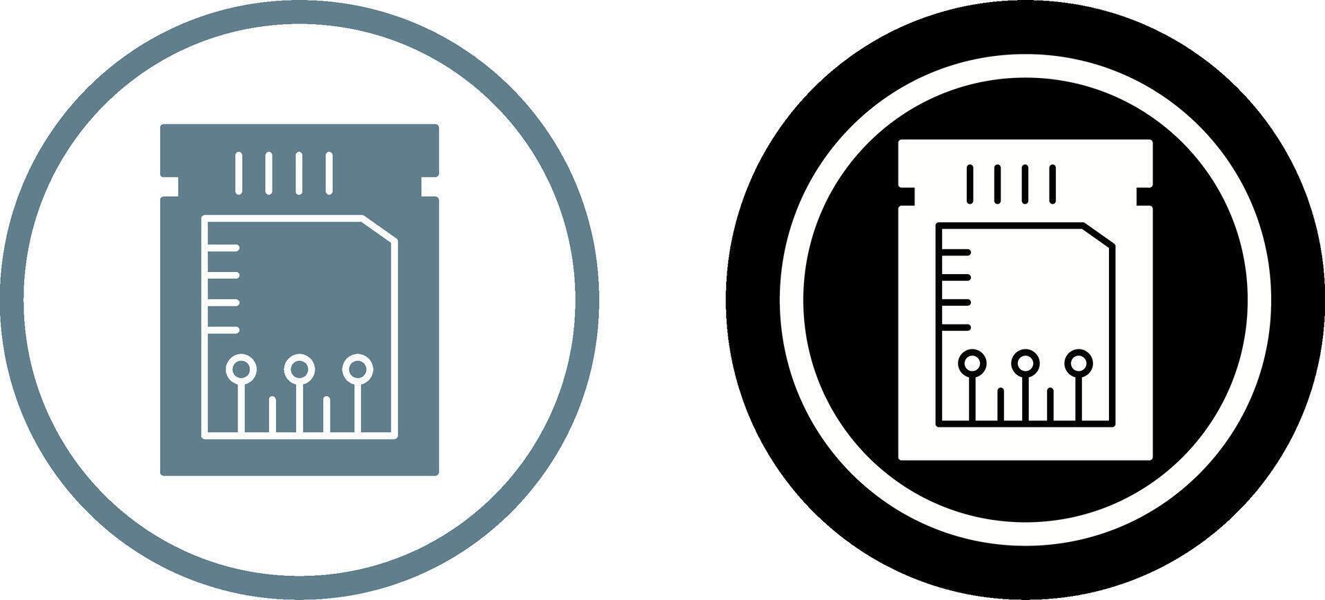 Unique Chip Icon Design vector