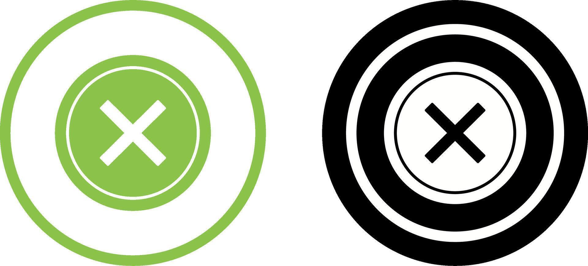 Do Not Cross Icon Design vector